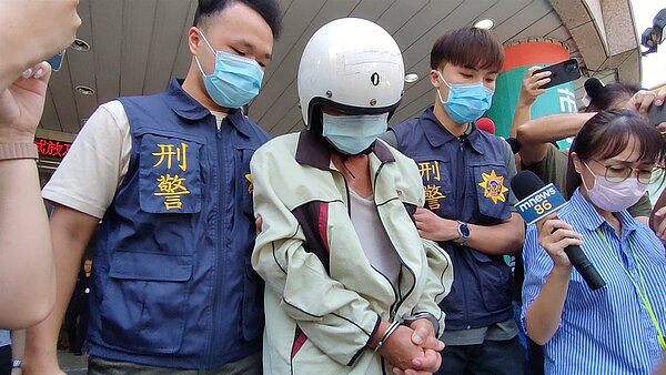 吳姓男子經警方依殺人罪嫌移送法辦。記者林保光/攝影