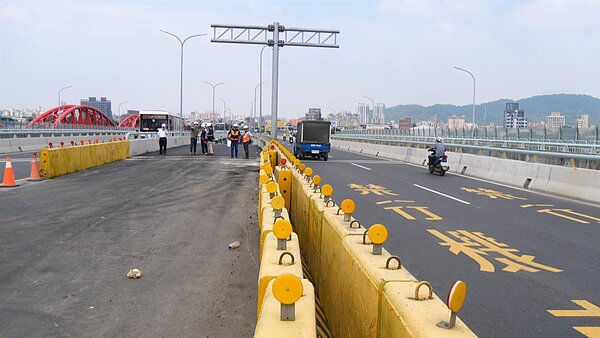 銜接環河路匝道。圖/交通局提供