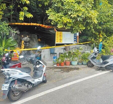 新北五股觀音山「達摩洞」隨機砍人案件,釀成7名道友受傷。(蔡亞樺攝)
