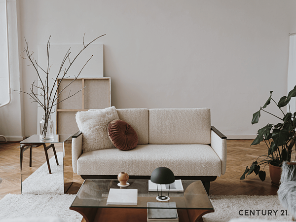 舒適柔軟的紡織品，用觸覺增加生活的質感。圖／21世紀不動產