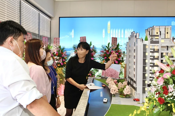 「嘉麗儷景」公開,個案現場來客熱絡。圖/業者提供