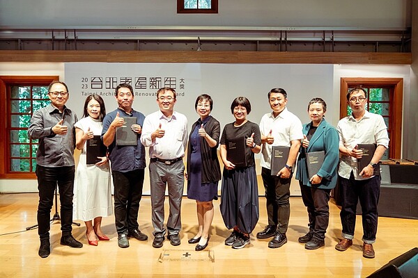 臺北市都市更新處所主辦的「2023台北老屋新生大獎」,精選出最具代表性的10件作品「BEST 10」。台北市政府提供