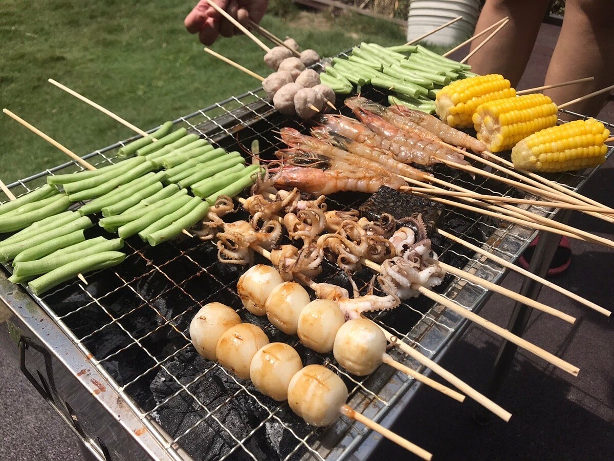 烤肉示意圖。圖／南投醫院提供