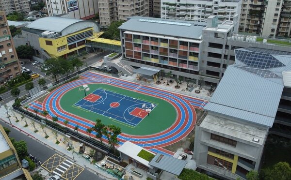 新和國小校舍改建完工將啟用。圖／台北市政府提供


