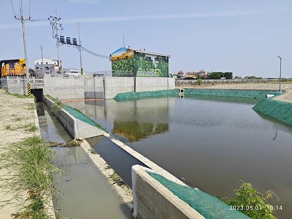 力挺麻豆文旦產地防洪，小埤頭中排二蒐集水路今年將完工。圖／台南市府提供