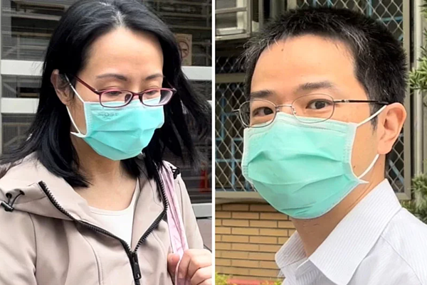 蔡一郎(右)、黃櫻惠(左)夫妻,因兒子在麥當勞摔斷右手,利用職權查詢各分店安檢紀錄勒索7060萬元,台灣高等法院依貪汙治罪條例藉勢藉端勒索財物未遂罪判蔡6年6月、黃婦5年2月徒刑,兩人上訴最高法院。圖/聯合報系資料照