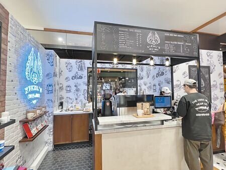 新北首家的KIEHL’S COFFEE HOUSE於9月底進駐板橋大遠百B1。(吳奕萱攝)
