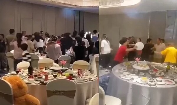 中國大陸有對新人的婚禮,因新郎舅媽上廁所錯過敬酒,怒嗆新娘「沒教養」引起雙方親友不滿。圖/擷自微博