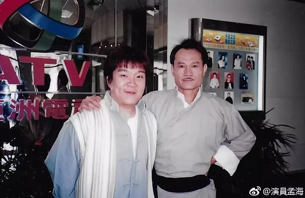 孟海與林正英生前是最佳搭檔。圖/摘自微博
