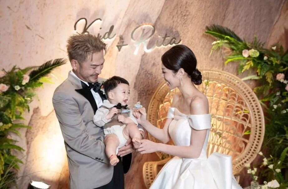 KID和老婆的甜蜜婚紗照曝光。圖/PhiStudio提供