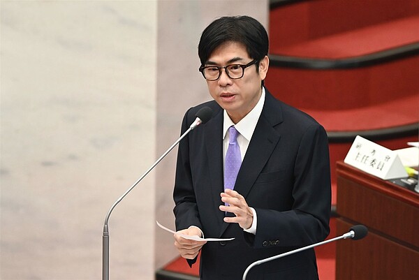 市長陳其邁今日施政報告與質詢。圖/新聞局提供