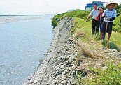 大安溪堤崩一半　居民心驚膽顫