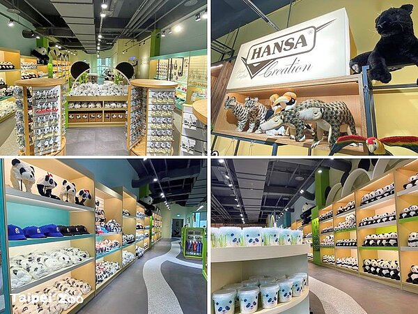 大貓熊主題商店今日正式開幕。圖/台北市立動物園提供