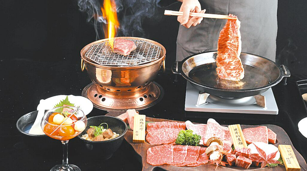 新光三越信義新天地A4 6F樂軒松阪亭-大滿足套餐。圖/新光三越提供