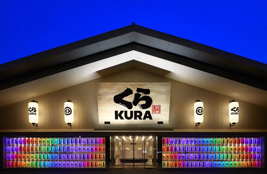 藏壽司全球旗艦店外觀照。圖/亞洲藏壽司提供