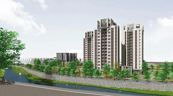 高市府強調,大林蒲遷村案採公私協力合作造鎮方式推動。模擬圖/高市府提供