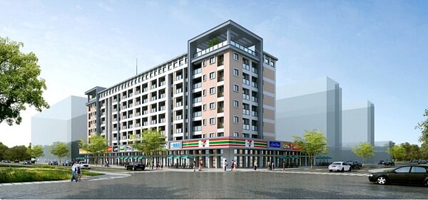 彰化縣府從2020年即規劃在伸港鄉興建彰化第一個青年住宅,但至今已流標4次,還無法興建。示意圖/彰化縣府提供