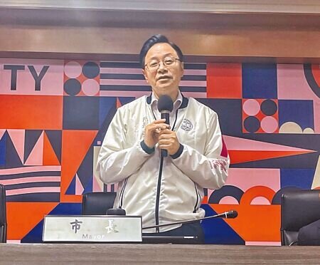 
桃園市長張善政昨拍板決定，15、16日停水期間將成立大規模停水應變中心。（陳夢茹攝）
