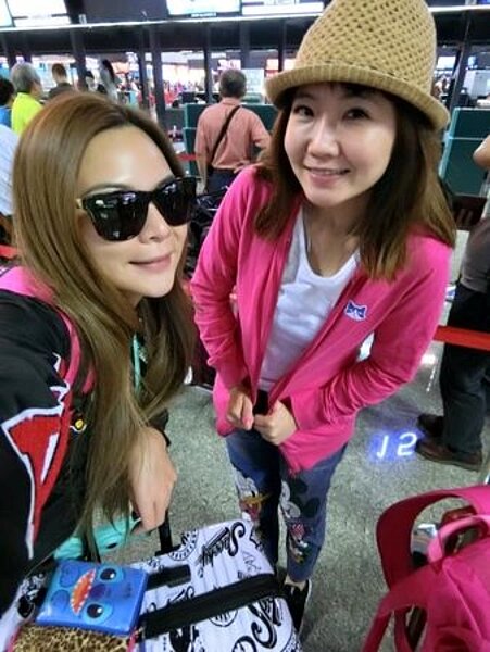 謝忻、小甜甜曾是好閨蜜，如今關係已經有疙瘩。圖／取自小甜甜臉書