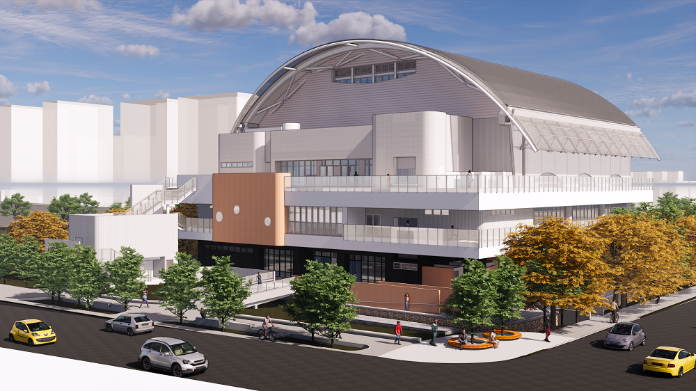 烏日全民運動館模擬圖。圖/台中市府提供