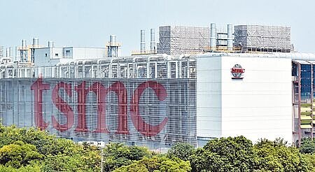 圖為台積電中部科學園區廠房。(本報資料照片)
