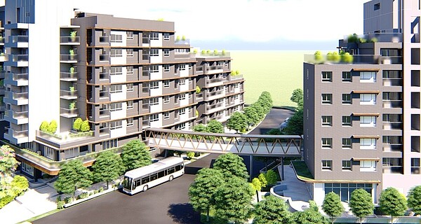 台中太平區永億好宅預計明年中完工。圖/中市府提供
