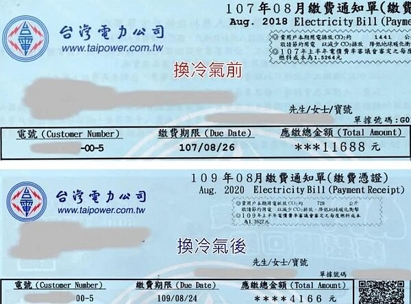 網友分享10幾年來飽受電費所苦,最後在3年前毅然決然改變用電方式,最後每月省下近8000元。圖/擷取自爆廢公社