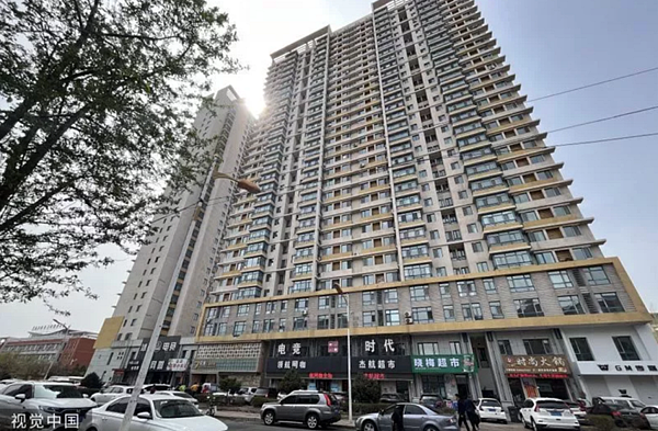 哈爾濱市利民學苑B棟大樓全景。(取材自中青在線/視覺中國圖)