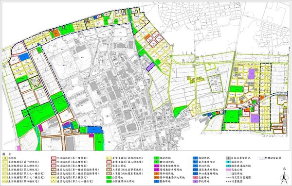 台南市南科A、B、C、D、E、N、O等7區都市計畫變更，已在5月16日經內政部都委會審議通過。圖／南市都發局提供
