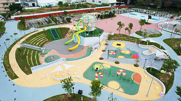圖為太平區馬卡龍公園。圖/台中市建設局提供