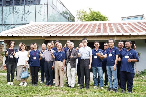 新瓦屋10號建築成為會呼吸的房子。圖/新竹縣文化局提供