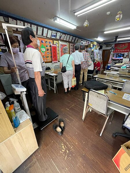 永欣里健康檢查。（圖／北投樂生活Ｘ有你有我）