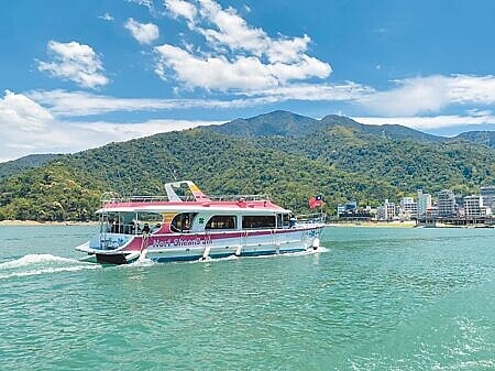 日月潭水位受到梅雨鋒面挹注水庫蓄水量增加。(資料照片∕馮惠宜南投傳真)