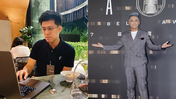 葛斯齊再爆薛紀綱出軌床照。 左圖/擷自臉書,右圖/聯合報系資料照