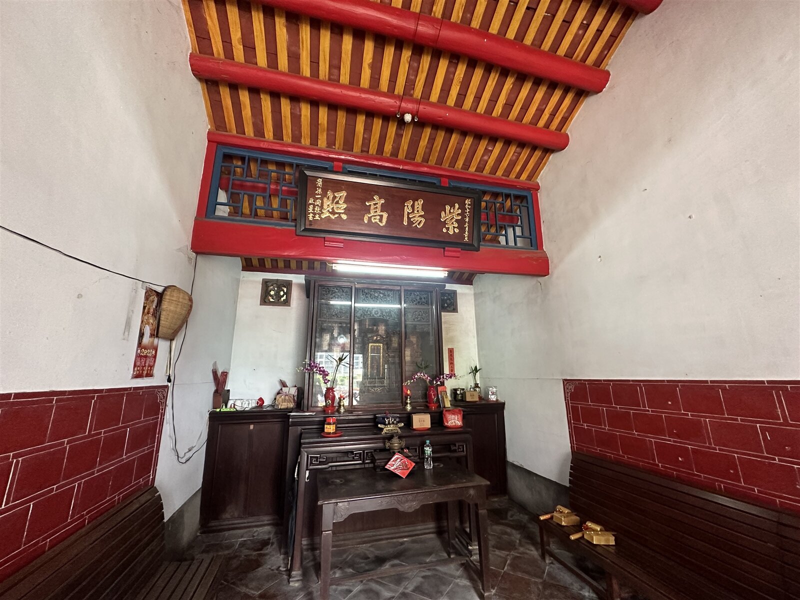 朱氏家廟目前為朱家祭祀之用,平時仍有朱家後人居住其中。記者巫鴻瑋/攝影