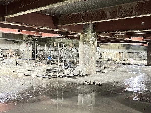 豐采520地下6樓現況。圖／議員歐陽霆提供