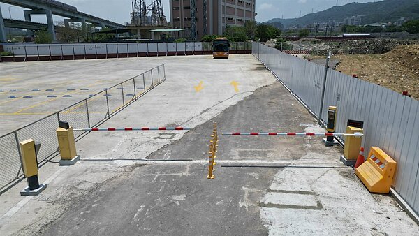 泰山區停五平面停車場。圖／新北市交通局提供