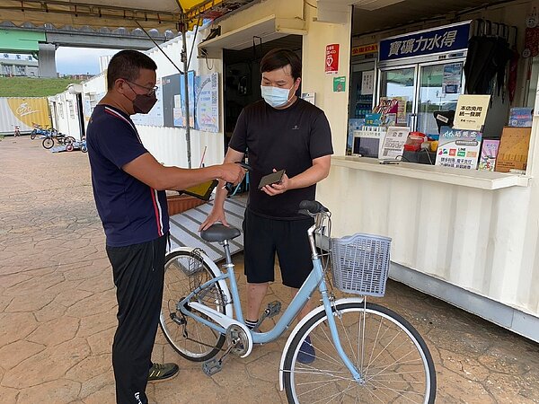 新北河濱騎車6月3日14租借站享優惠。圖/新北市府提供