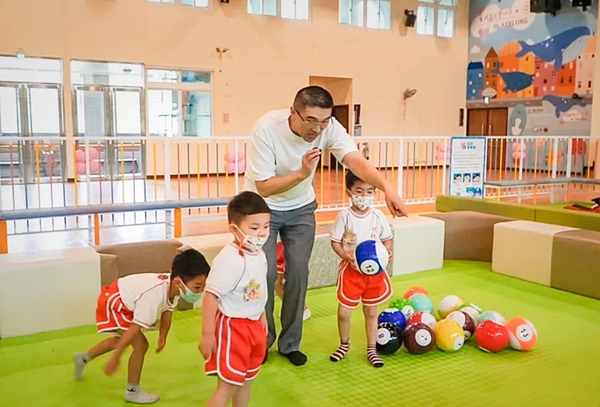 基隆第2座室內兒童樂園在七堵,謝國樑提前開箱明啟用。圖/基隆市政府提供