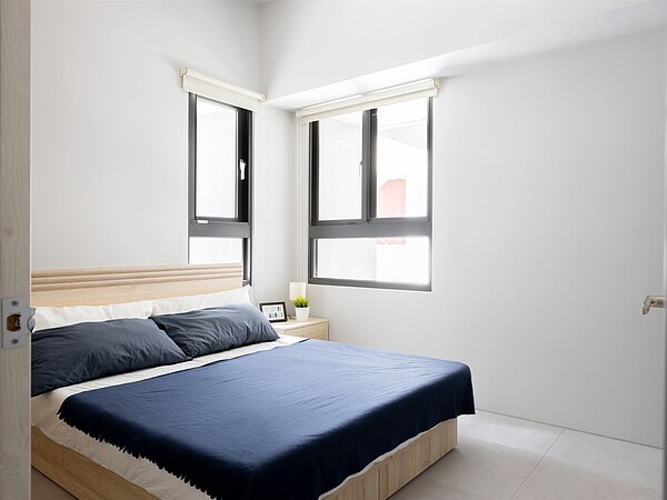 台中育賢2期三房型樣品屋照(臥室)。圖/住宅處提供
