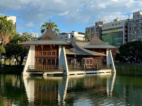 湖心亭修復後立面照。圖／台中市政府提供