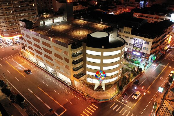 潭興立體停車場公共藝術示意圖。圖/台中市府提供