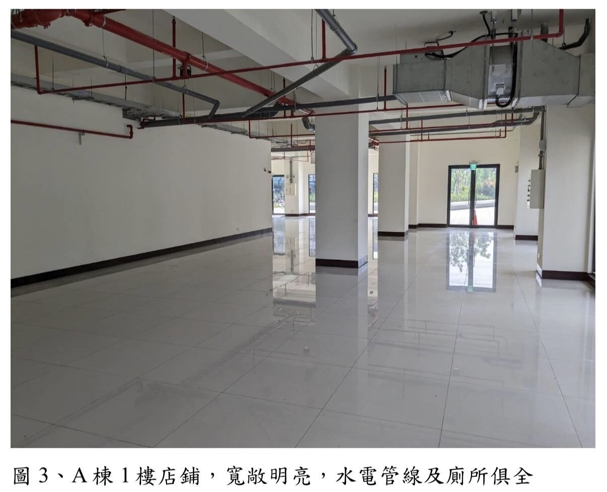 凱旋青樹社宅本次招租1樓店舖。圖/高雄市都發局提供