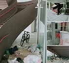 新竹棒球場成遊民憩所　鄉民嘆：不能排水至少能遮風避雨