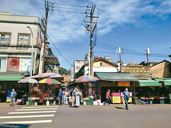 金山第一公有零售市場是觀光與民生重要商圈。圖／新北住都中心提供