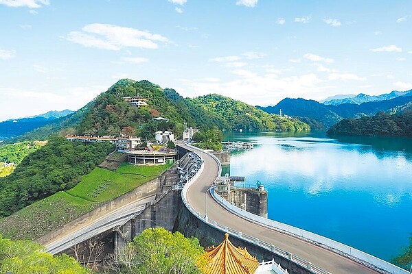 石門水庫預計6月底前達到滿水位。（北水局提供／呂筱蟬桃園傳真）