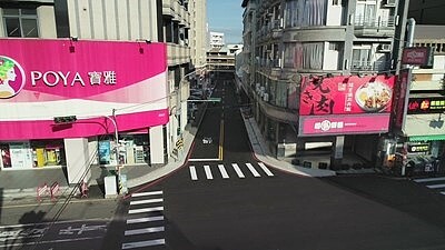 霧峰區振興街118巷打通完工通車，節省10分鐘繞行時間。圖／台中市建設局提供