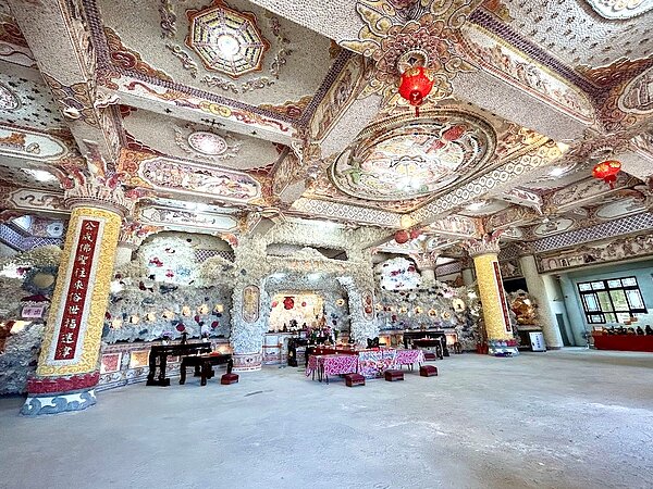 石門珊瑚貝殼廟。圖/好房網News記者蔡佩蓉攝影