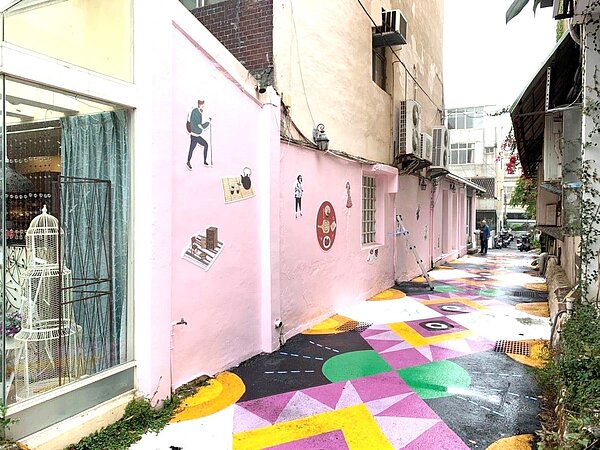 東海藝術街商圈。圖／台中市政府提供