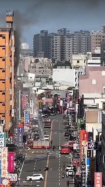 竹北民宅傳出瓦斯外洩。圖/翻攝畫面